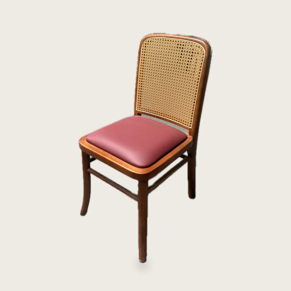Arched Cane-Back Chair view 2